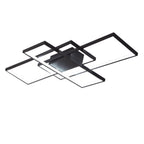 Semi-Flush LED Ceiling Light Stacked Rectangles