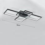 Semi-Flush LED Ceiling Light Stacked Rectangles