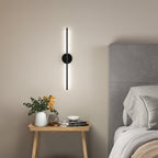 Minimalistic Black Bright White LED Wall Light 10W
