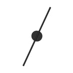 Minimalistic Black Bright White LED Wall Light 10W