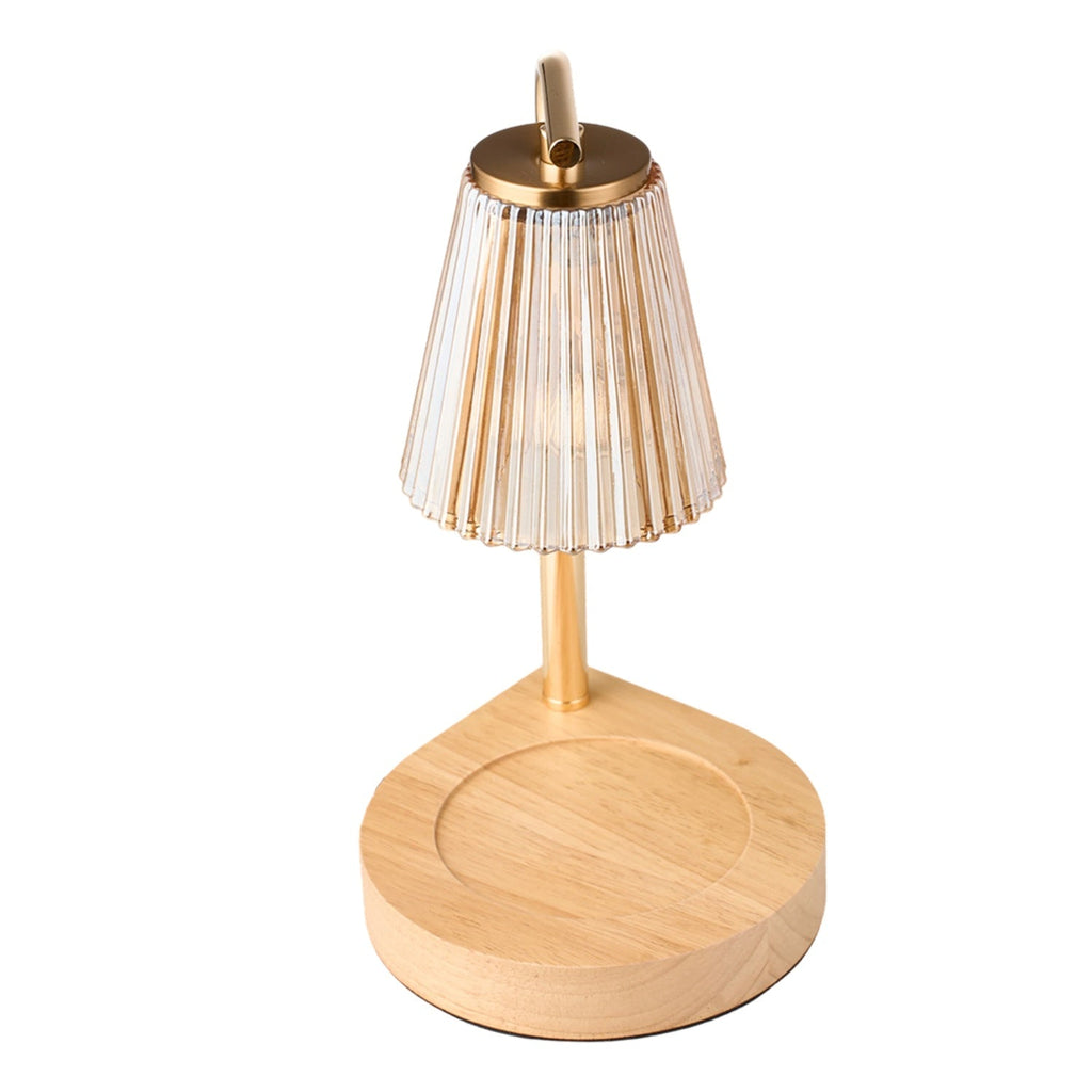 Candle/Wax Melt Warmer Lamp with Glass Shade
