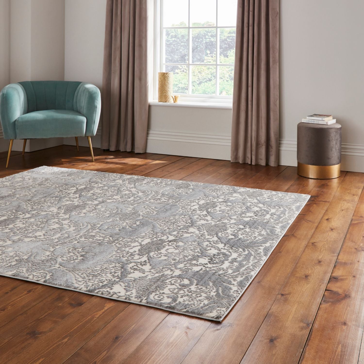Laurence Llewelyn-Bowen Imperial Grey Rug