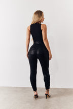 Black Premium Sequin Leggings