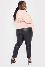 Contour' Leather Look Leggings