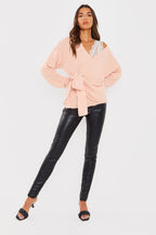 Contour' Leather Look Leggings