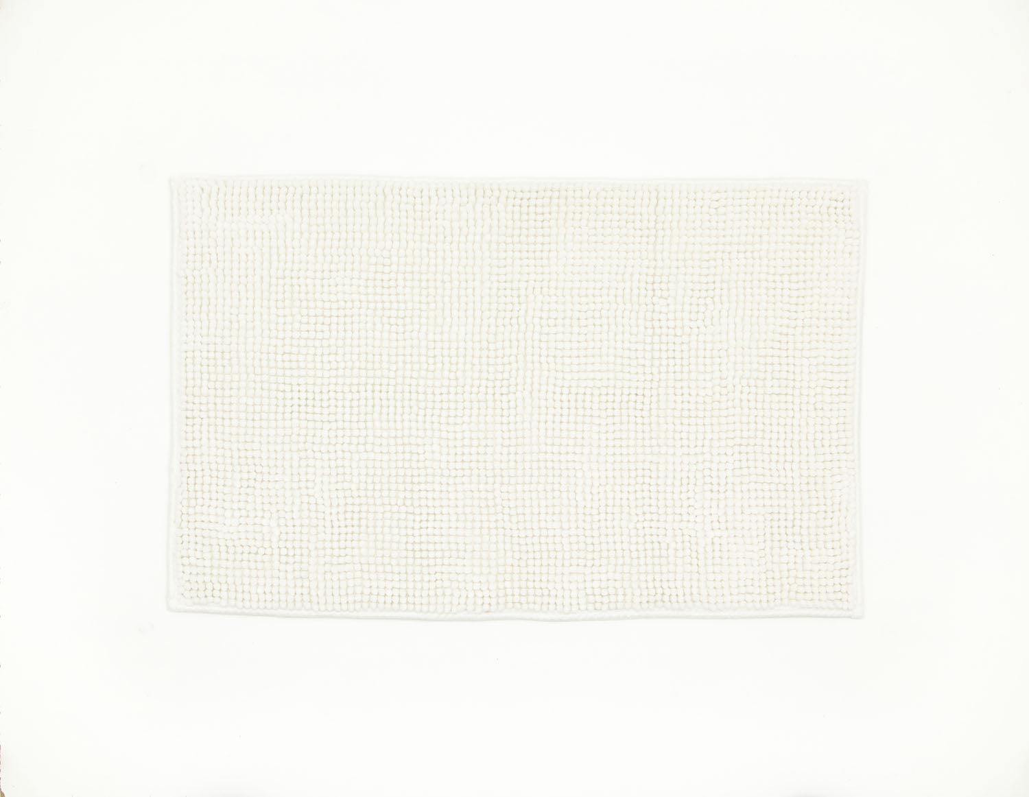 Lobster Creek Kaleidoscope White Noodle Bath Mat