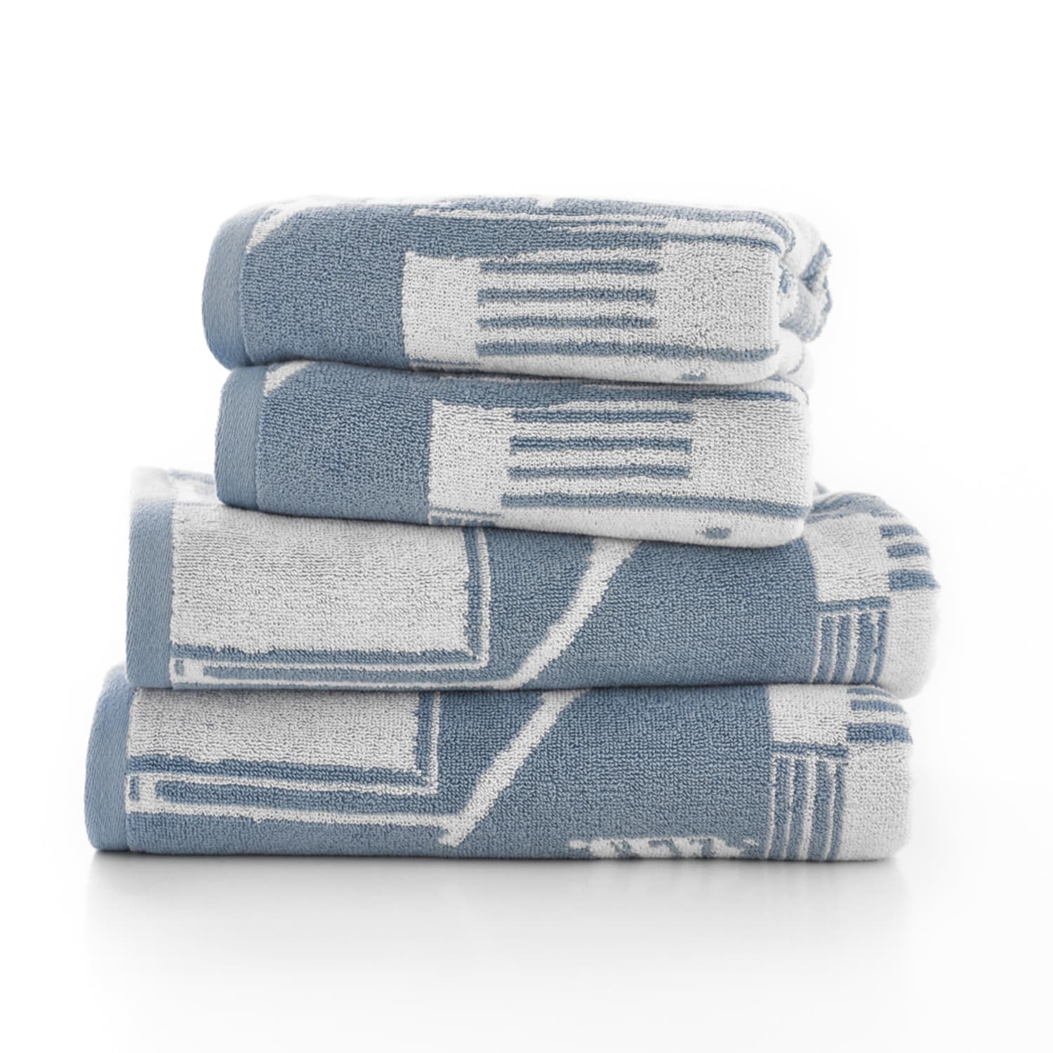 Lobster Creek Kings Parade Chambray Blue Towels
