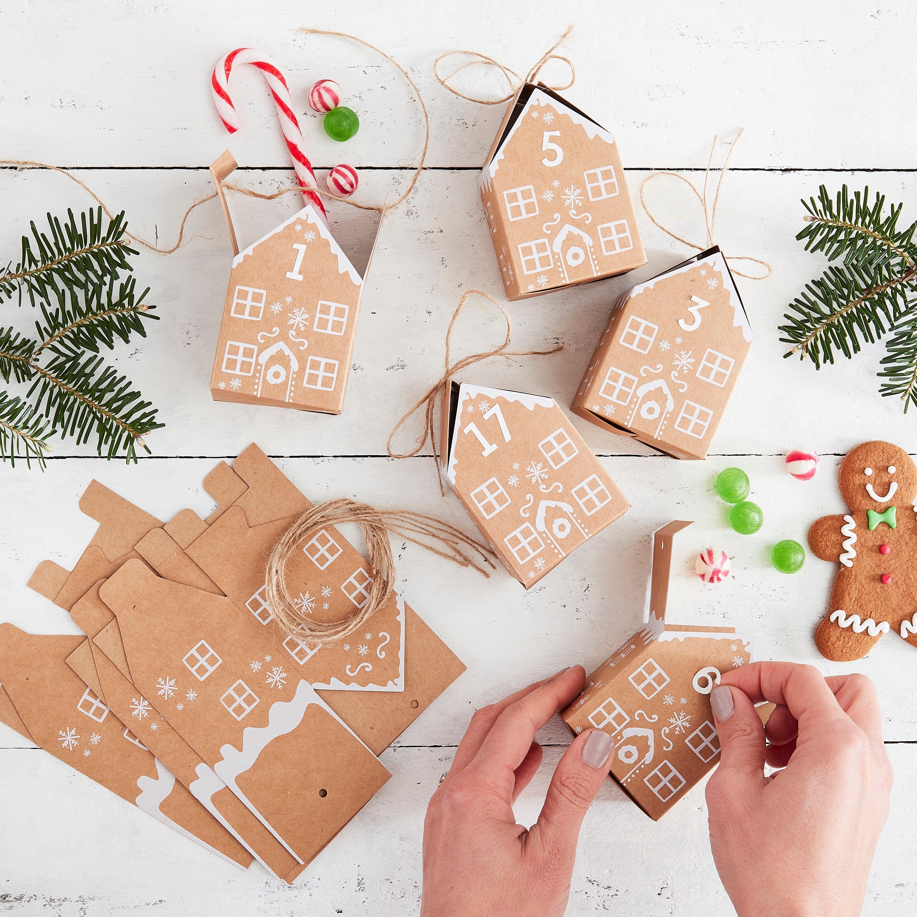 Gingerbread House Make Your Own Advent Calendar- 5 Inner Pack