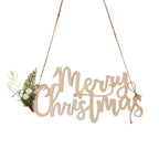 Wooden Merry Christmas Chair Decorations- 5 Inner Pack