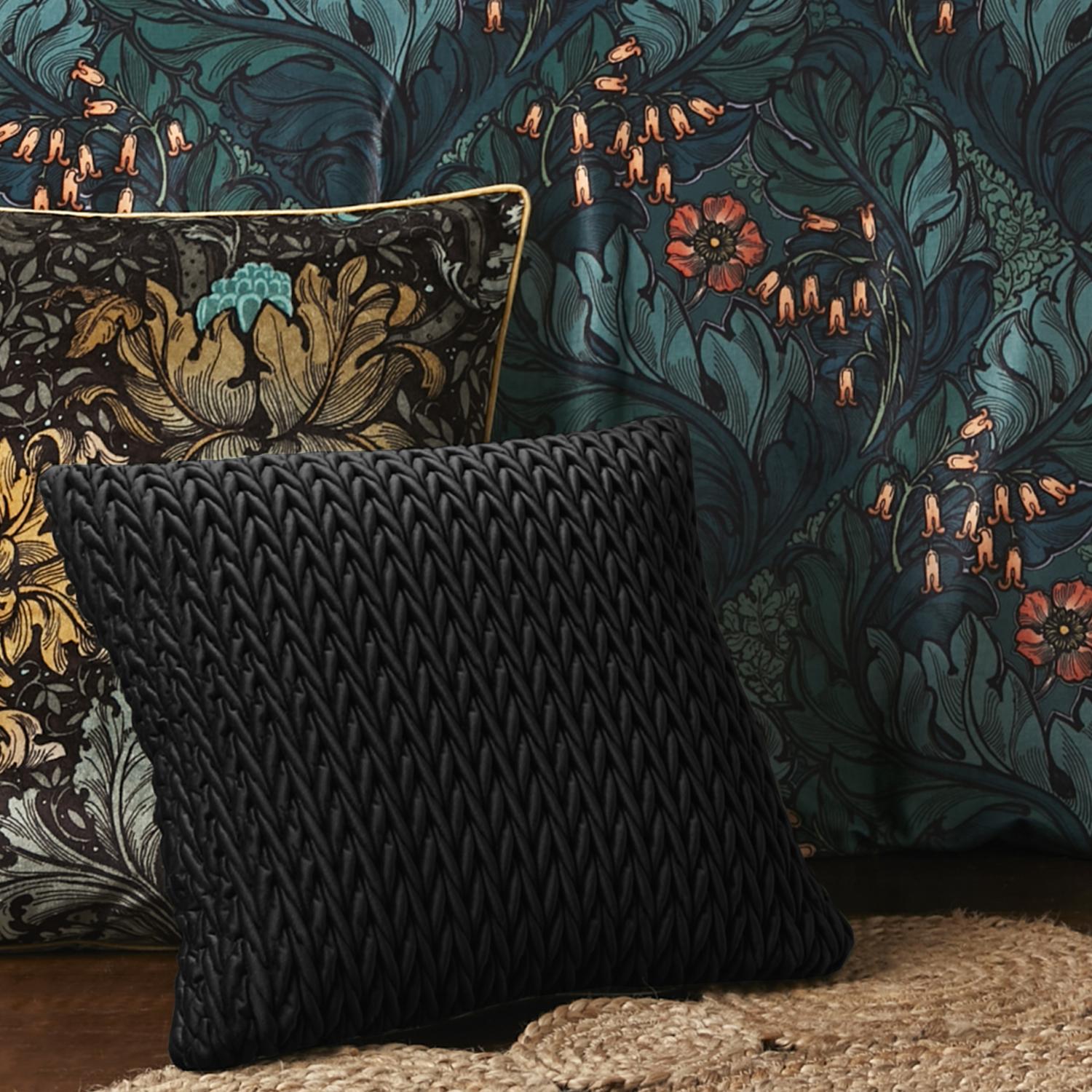 Laurence Llewelyn-Bowen Amory Black Cushion (43cm x 43cm)
