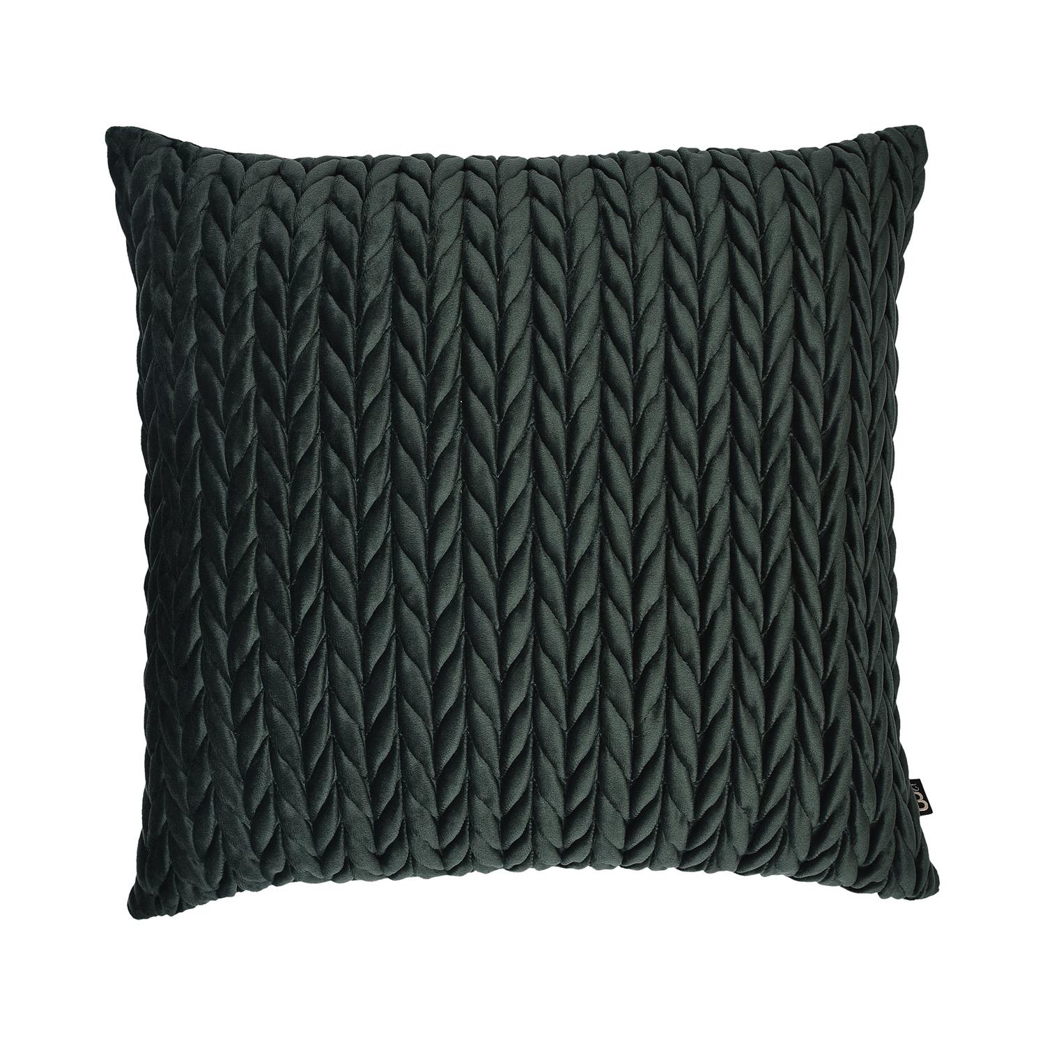 Laurence Llewelyn-Bowen Amory Bottle Green Cushion (43cm x 43cm)