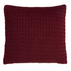 Laurence Llewelyn-Bowen Amory Wine Velvet Cushion (43cm x 43cm)