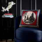 Laurence Llewelyn-Bowen Velvet Arcadia Reversible Red Cushion (43cm x 43cm)