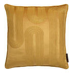 Laurence Llewelyn-Bowen Diva Embroidery Ochre Cushion (43cm x 43cm)