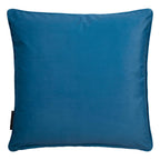 Laurence Llewelyn-Bowen Diva Embroidery Teal Velvet Cushion (43cm x 43cm)