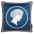 Laurence Llewelyn-Bowen Goddess Teal Reversible Cushion (43cm x 43cm)