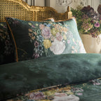 Laurence Llewelyn-Bowen Tuscan Holiday Green Cotton Sateen Duvet Set