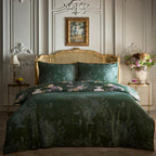 Laurence Llewelyn-Bowen Tuscan Holiday Green Cotton Sateen Duvet Set