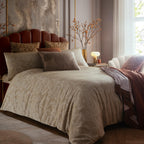 Laurence Llewelyn-Bowen Venus Grace Natural Jacquard Duvet Set