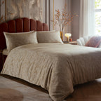 Laurence Llewelyn-Bowen Venus Grace Natural Jacquard Duvet Set