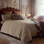 Laurence Llewelyn-Bowen Venus Grace Natural Jacquard Duvet Set