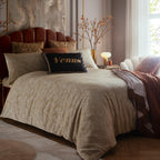 Laurence Llewelyn-Bowen Venus Grace Natural Jacquard Duvet Set