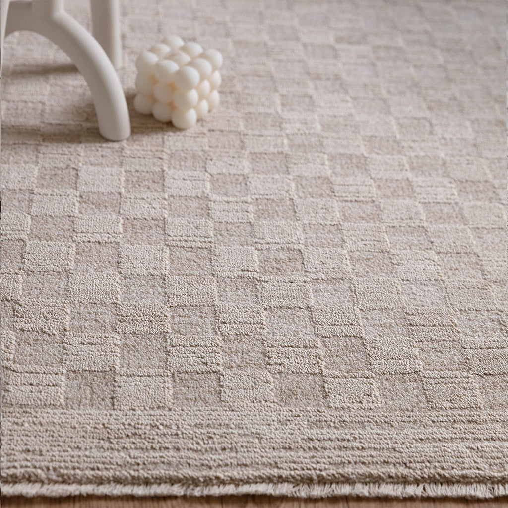 Laurent LA01 Boho Abstract Beige Rug
