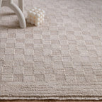 Laurent LA01 Boho Abstract Beige Rug