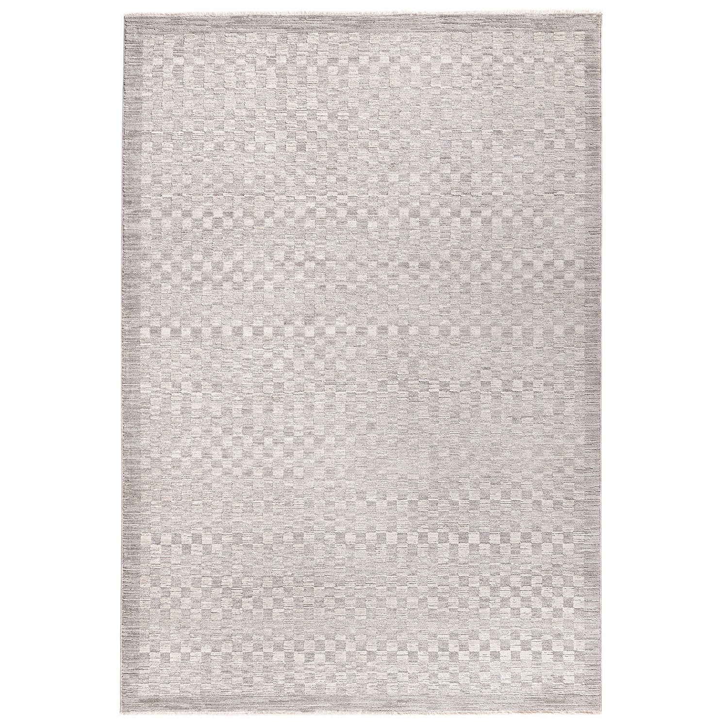 Laurent LA02 Boho Abstract Grey Rug