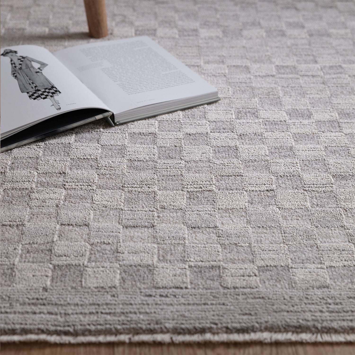Laurent LA02 Boho Abstract Grey Rug
