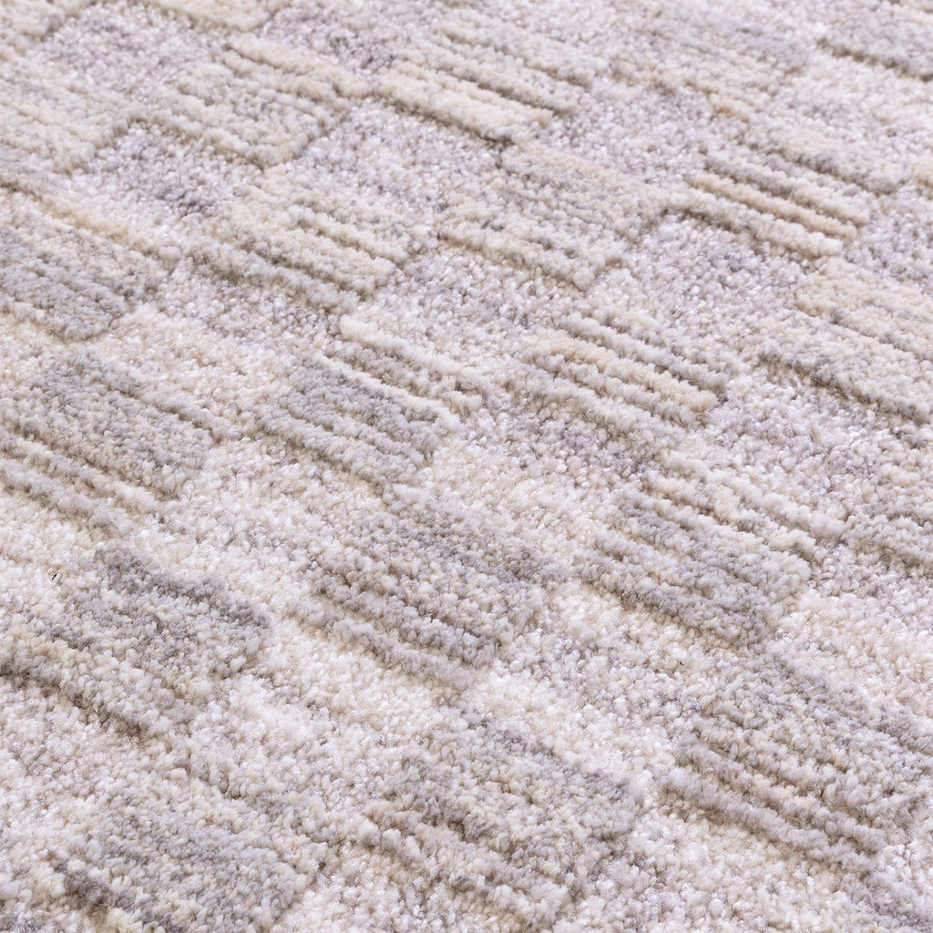 Laurent LA02 Boho Abstract Grey Rug