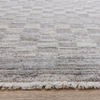 Laurent LA02 Boho Abstract Grey Rug