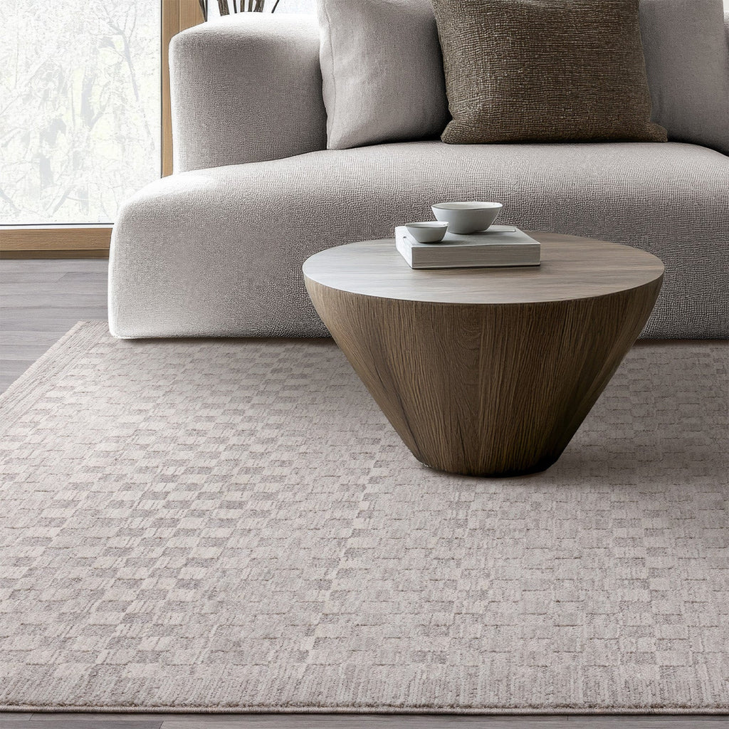 Laurent LA02 Boho Abstract Grey Rug
