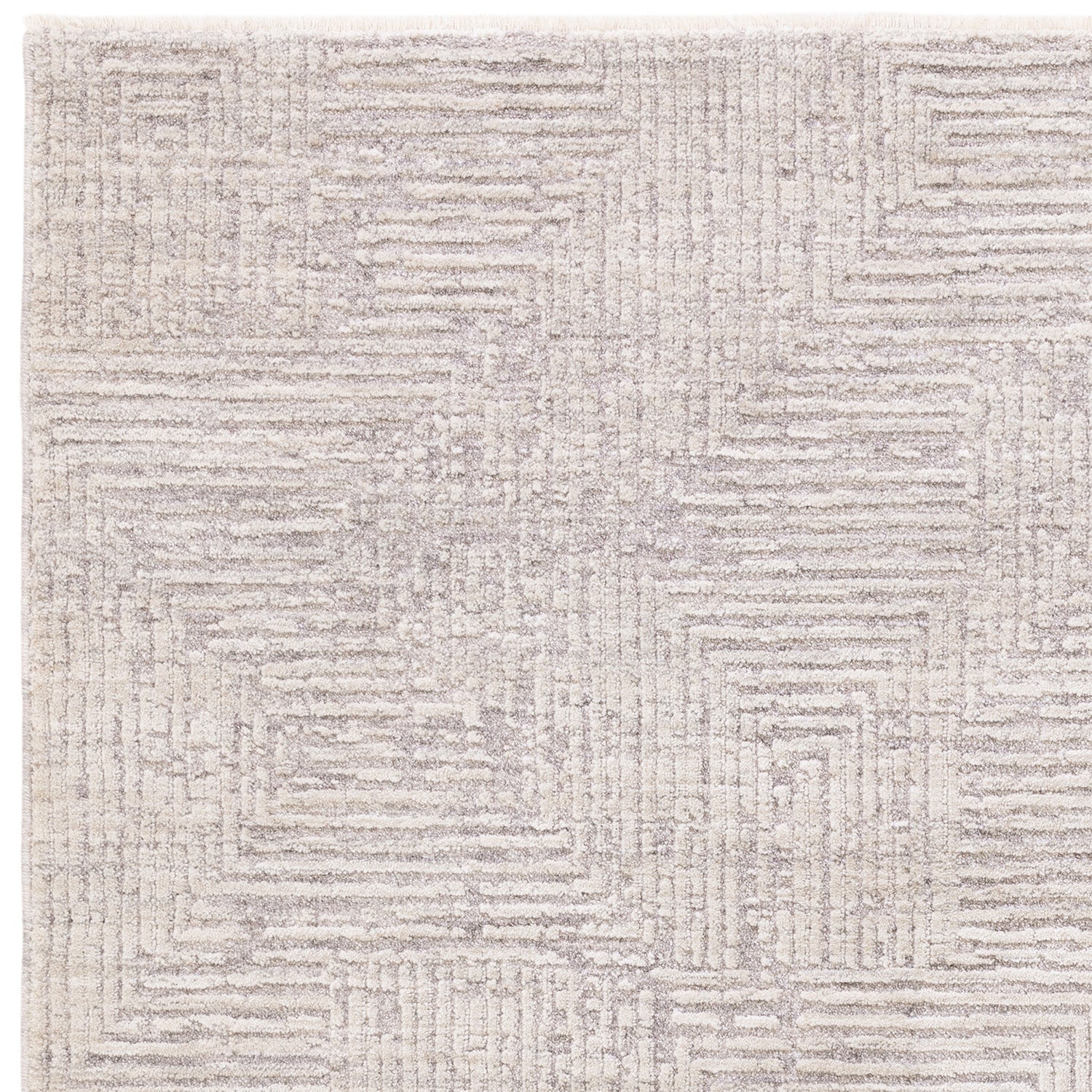 Laurent LA05 Boho Geometric Grey Rug