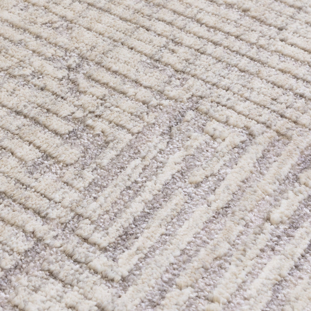 Laurent LA05 Boho Geometric Grey Rug