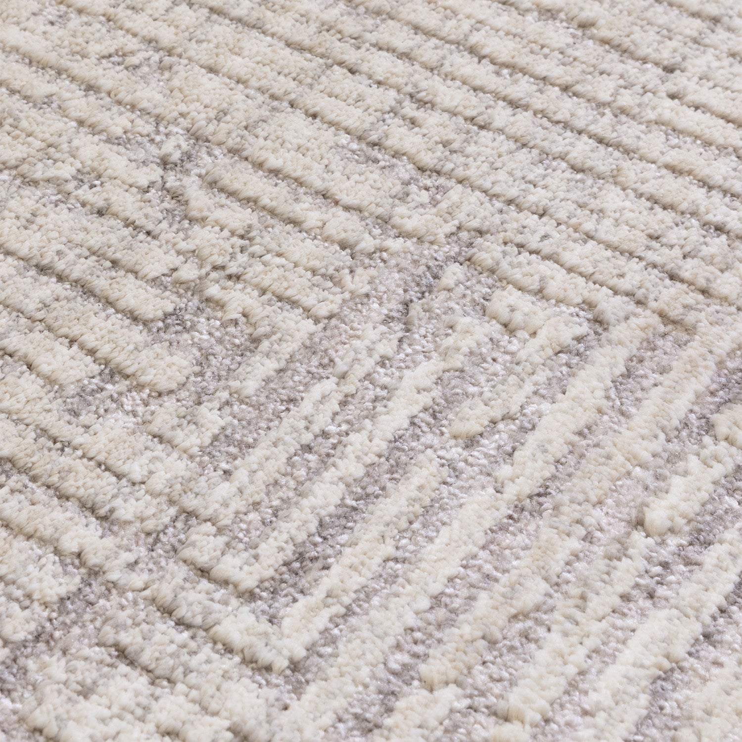 Laurent LA05 Boho Geometric Grey Rug