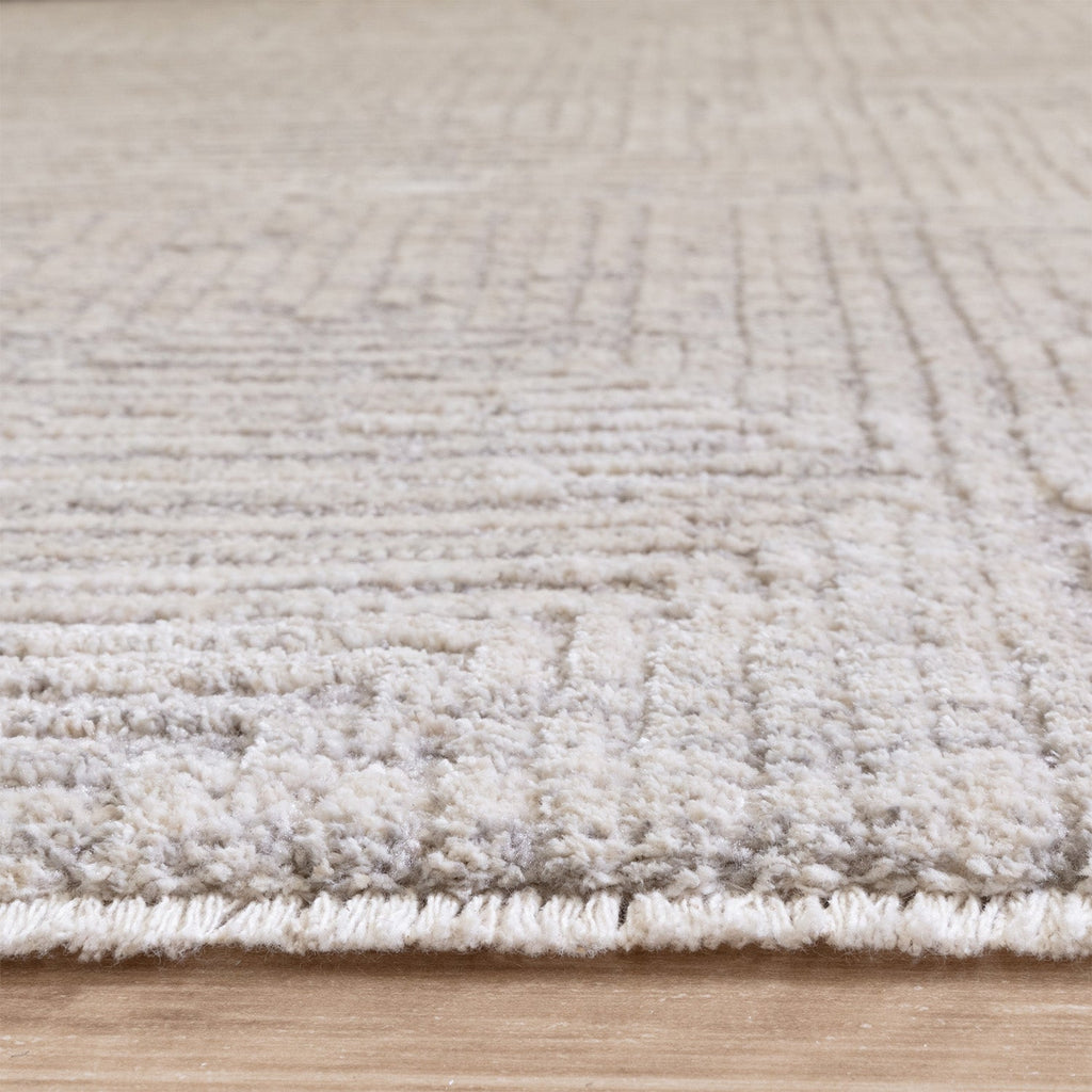 Laurent LA05 Boho Geometric Grey Rug