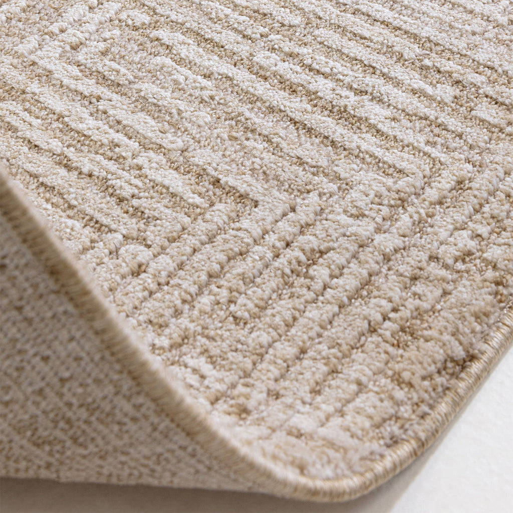 Laurent LA06 Boho Geometric Beige Rug