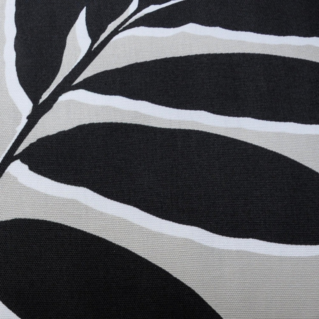 Leaf Print Natural Outdoor Cushion (43cm x 43cm)