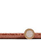 Catherine Lansfield Linear Curve Terracotta Rug