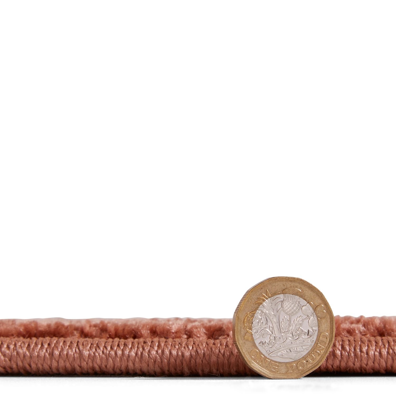 Catherine Lansfield Linear Curve Terracotta Rug