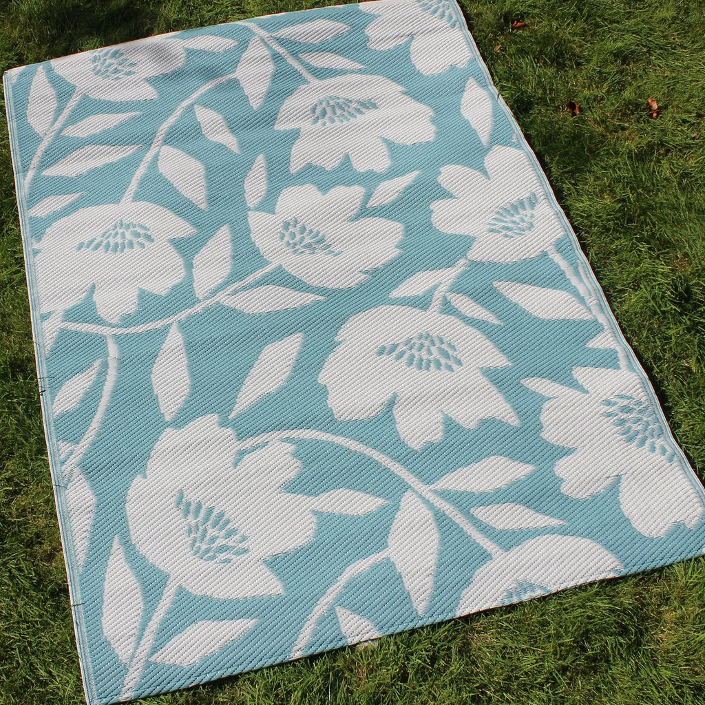 Luna Duck Egg Outdoor Rug
