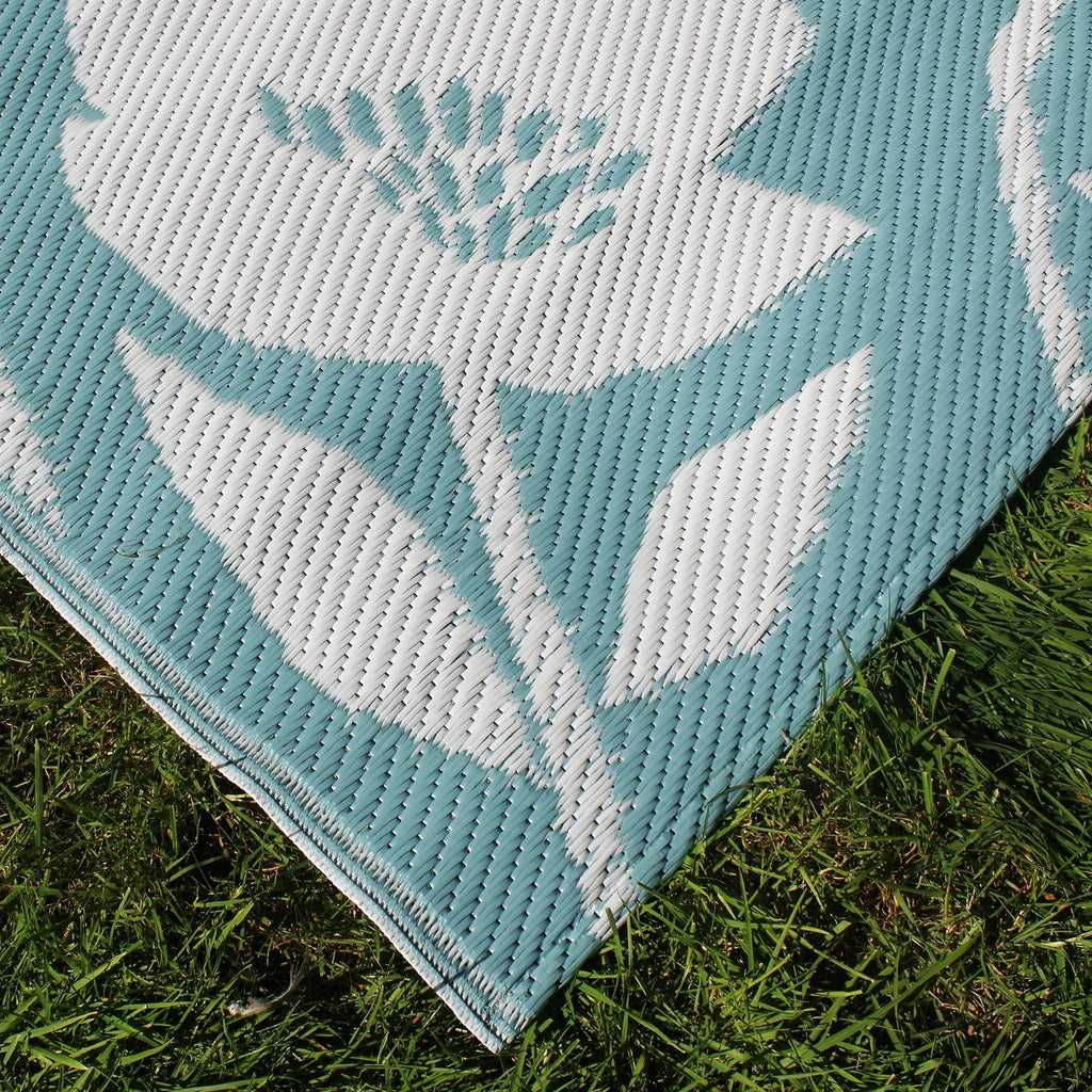 Luna Duck Egg Outdoor Rug