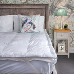 Laura Ashley Luxury Cotton Enhancer Mattress Topper