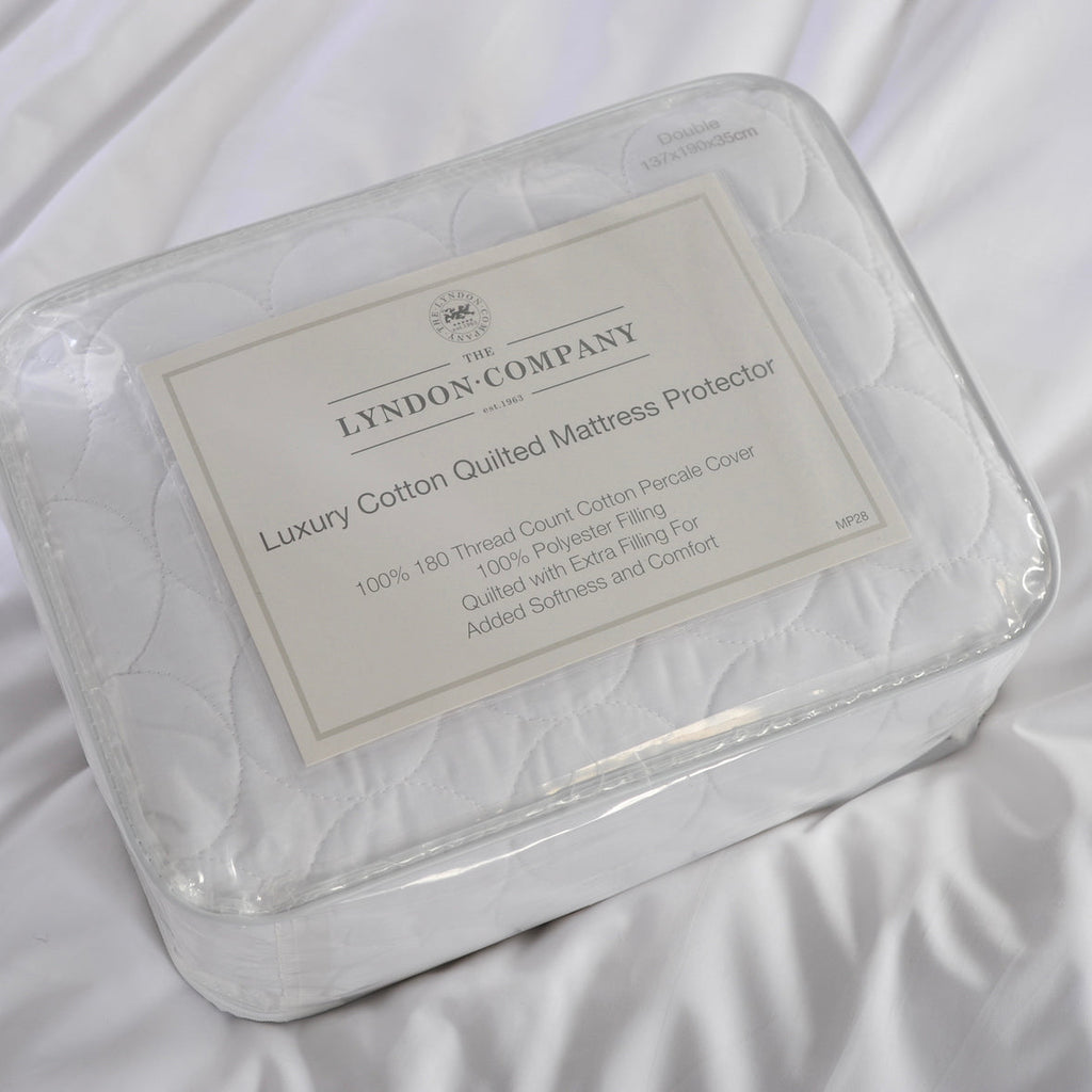 The Lyndon Company Luxury Cotton Quilted Mattress Protector