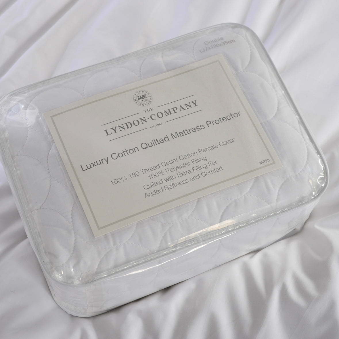The Lyndon Company Luxury Cotton Quilted Mattress Protector