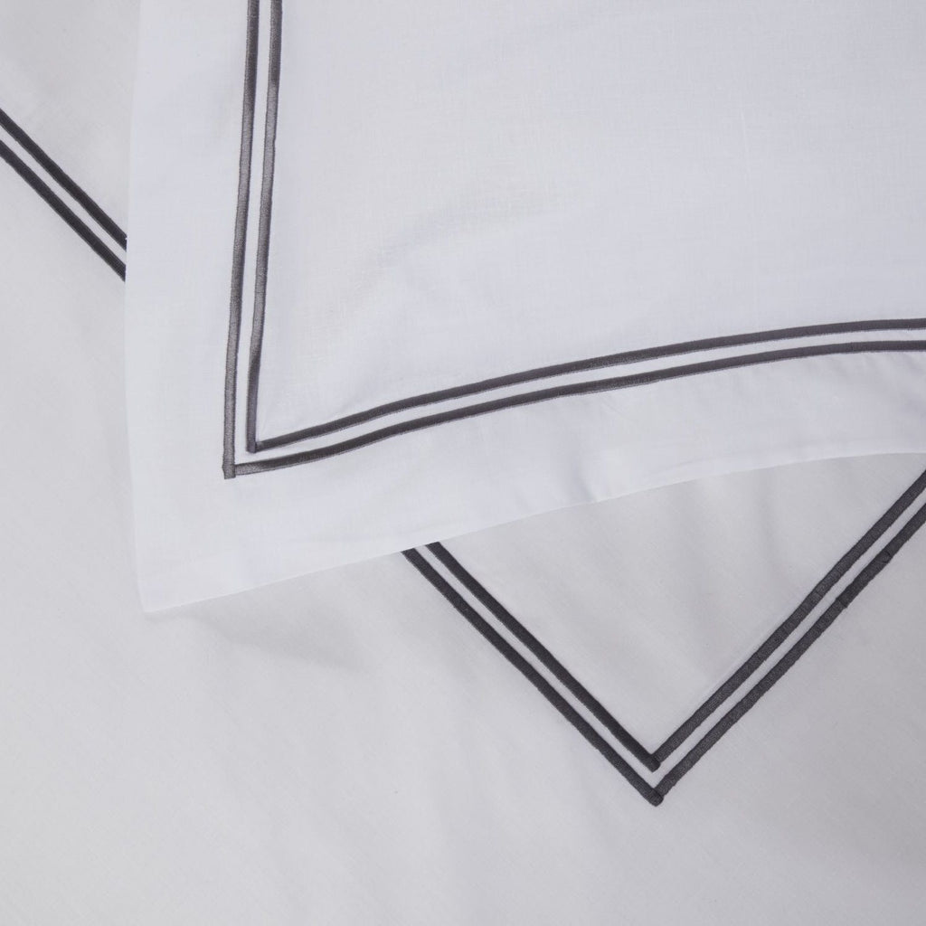 Mayfair Graphite Embroidered Duvet Set