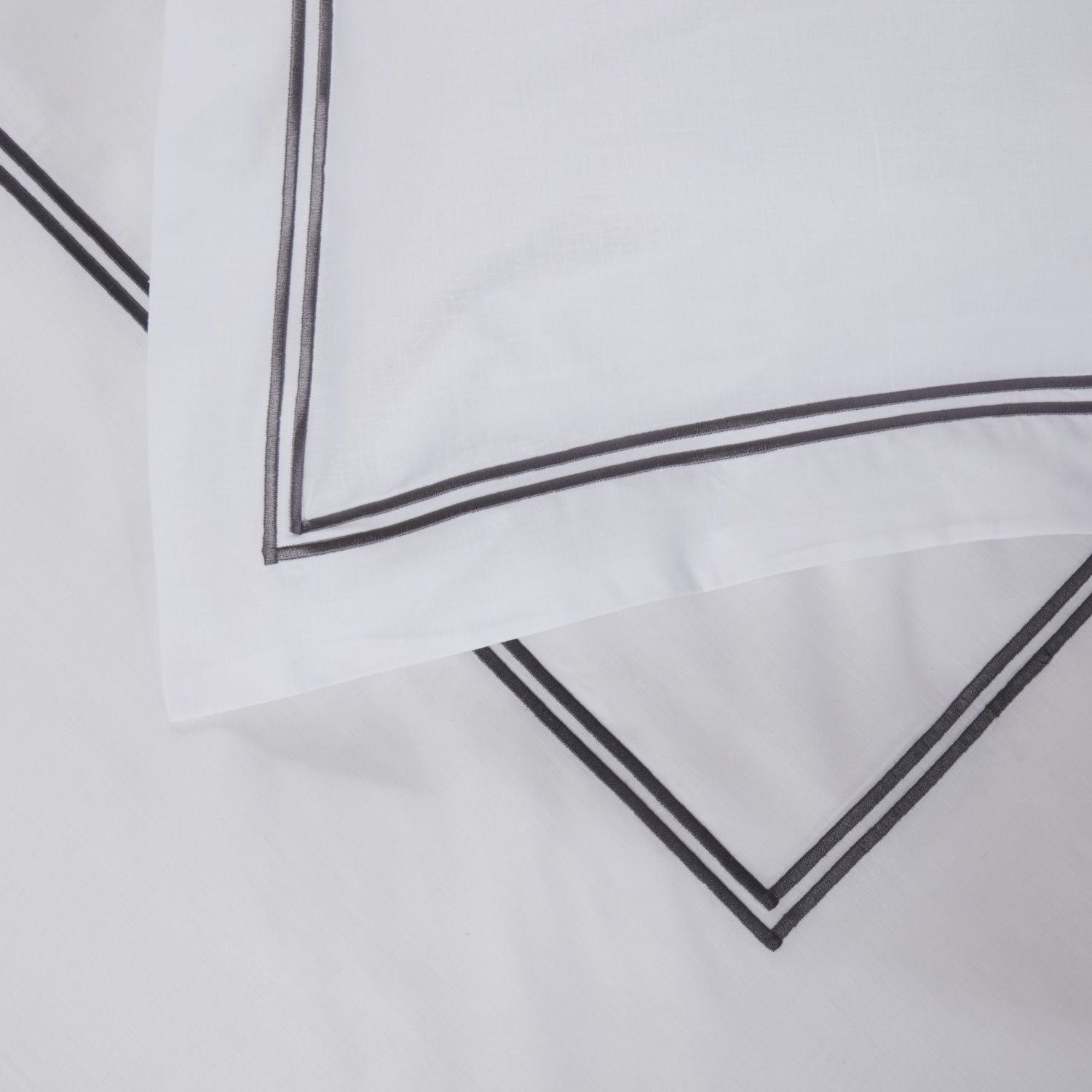 Mayfair Graphite Embroidered Duvet Set