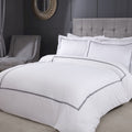 Mayfair Graphite Embroidered Duvet Set