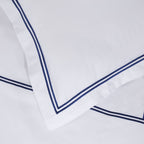 Mayfair Navy Embroidered Duvet Set